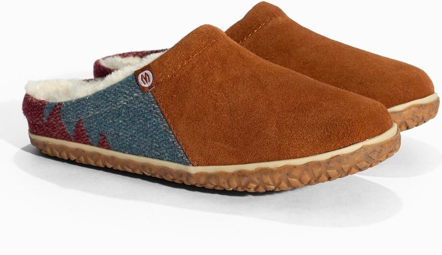 Minnetonka Muiltjes 'Tahoe' enziaan cognac bordeaux - Foto 2