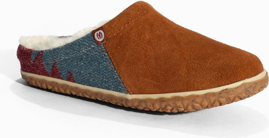 Minnetonka Muiltjes 'Tahoe' enziaan cognac bordeaux - Foto 3