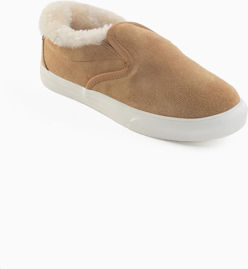 Minnetonka Slip-on 'Wilder' crème lichtbruin - Foto 3