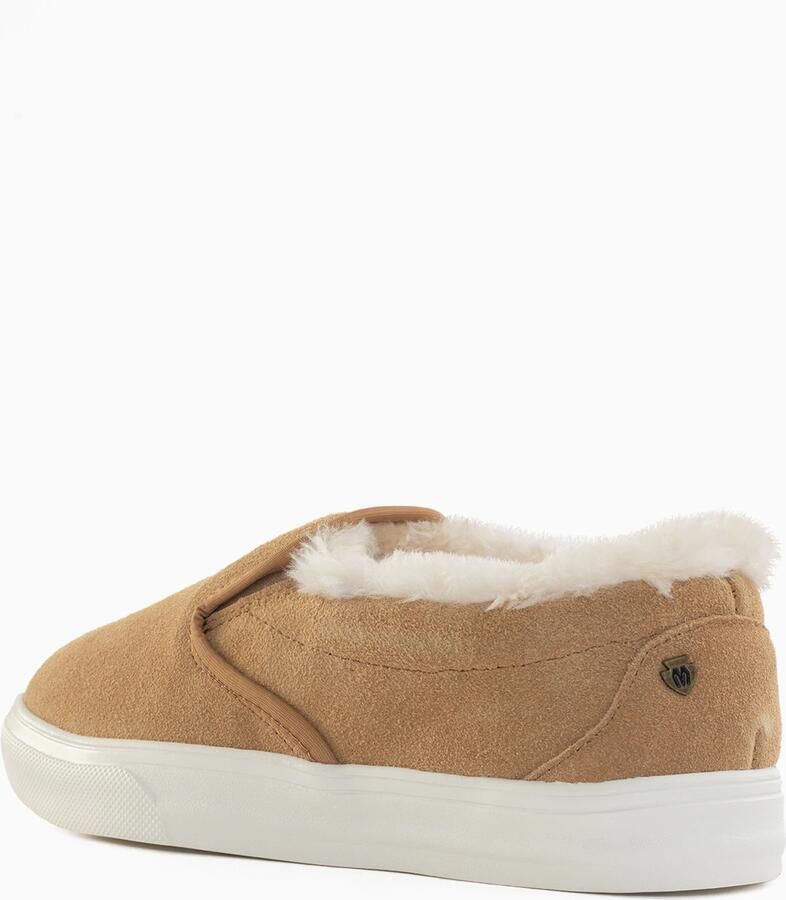 Minnetonka Slip-on 'Wilder' crème lichtbruin - Foto 4