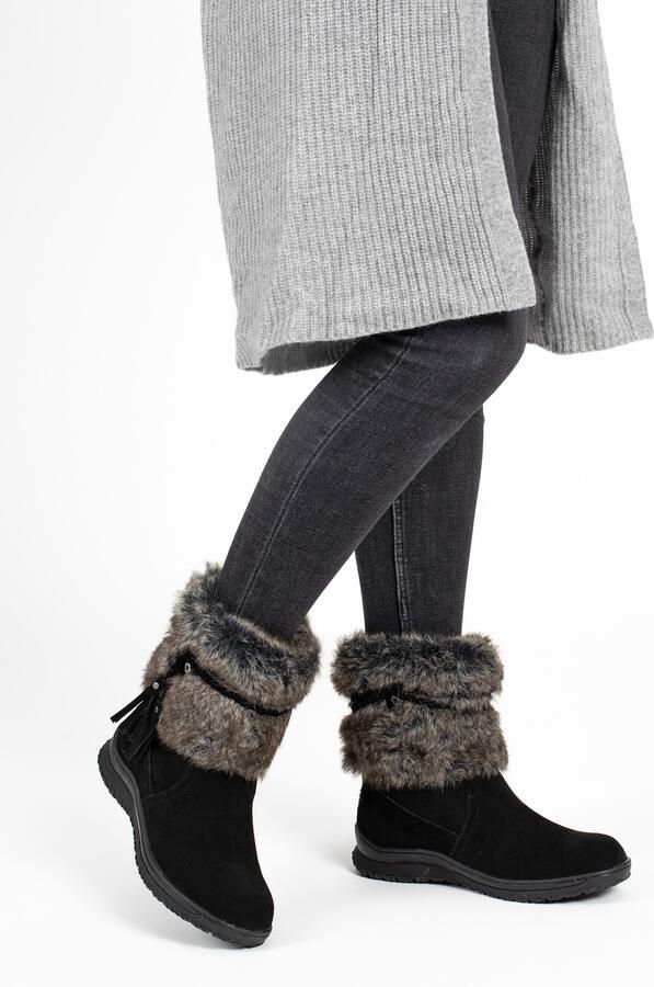 Minnetonka Snowboots 'Everett' bruin zwart - Foto 5