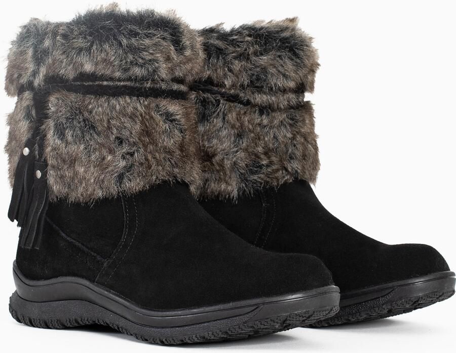 Minnetonka Snowboots 'Everett' bruin zwart - Foto 4