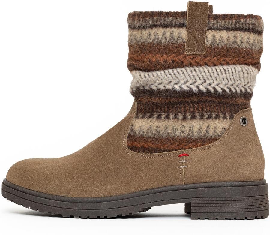 Minnetonka Veterlaarsjes 'Joli' bruin cappuccino donkerbruin