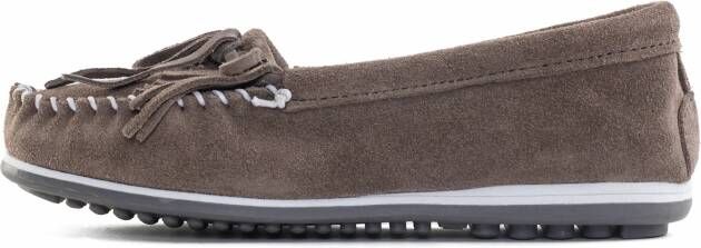 Minnetonka Mocassins 'Kilty plus' grijs wit
