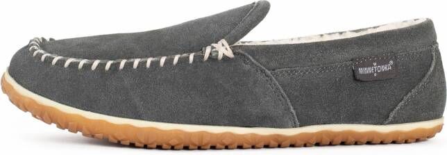 Minnetonka Mocassins 'Tilden' grijs wit - Foto 5