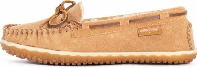 Minnetonka Mocassins 'Tilia' crème lichtbruin