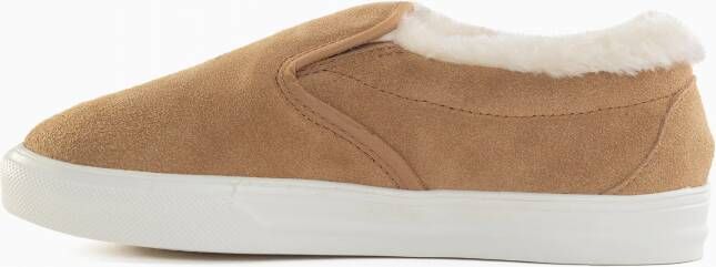Minnetonka Slip-on 'Wilder' crème lichtbruin