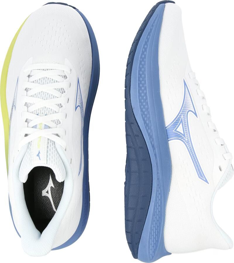 MIZUNO Loopschoen 'FORTRUSH' donkerblauw neongeel wit - Foto 4