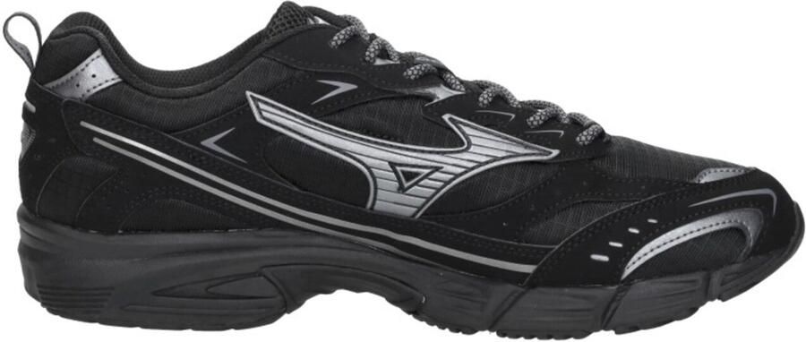 Mizuno Zwarte Sneakers met Vetersluiting Black Heren