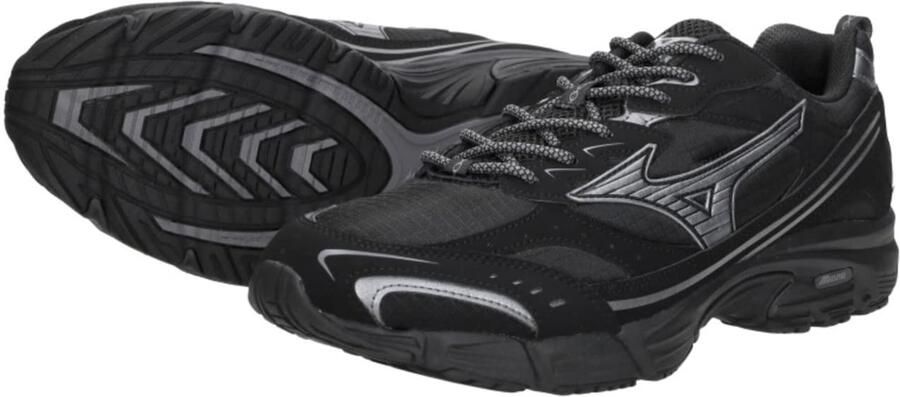Mizuno Zwarte Sneakers met Vetersluiting Black Heren - Foto 5