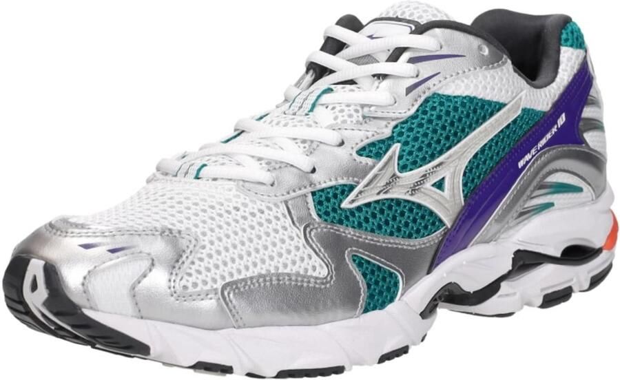 MIZUNO Lage Sneakers Heren Wave Rider 10 Sport Leatherlook Wit - Foto 10