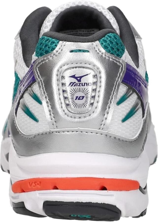 MIZUNO Lage Sneakers Heren Wave Rider 10 Sport Leatherlook Wit - Foto 9