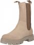 Mjus Beatrix M79203 hoge leren chelsea boots beige - Thumbnail 3