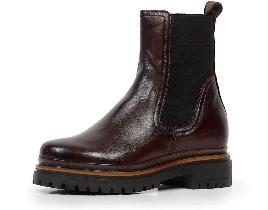 MJUS Chelsea boots 'Degna' donkerbruin