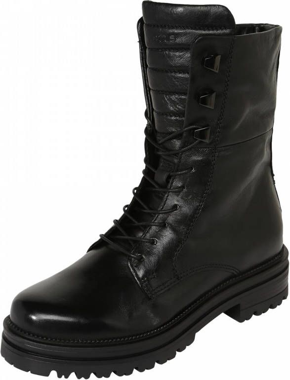 Mjus Veterboot Dames Zwart - Schoenen.nl
