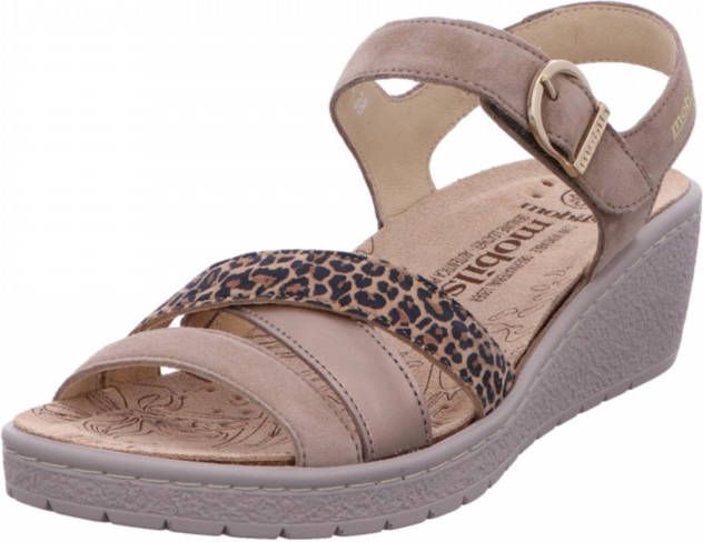 Mobils Ergonomic Mobils by Mephisto Sandaal Pietra Taupe Verwisselbaar  Voetbed - Schoenen.nl