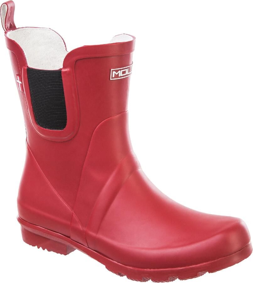 Mols Regenlaarzen 'SUBURBS' watermeloen rood wit - Foto 3