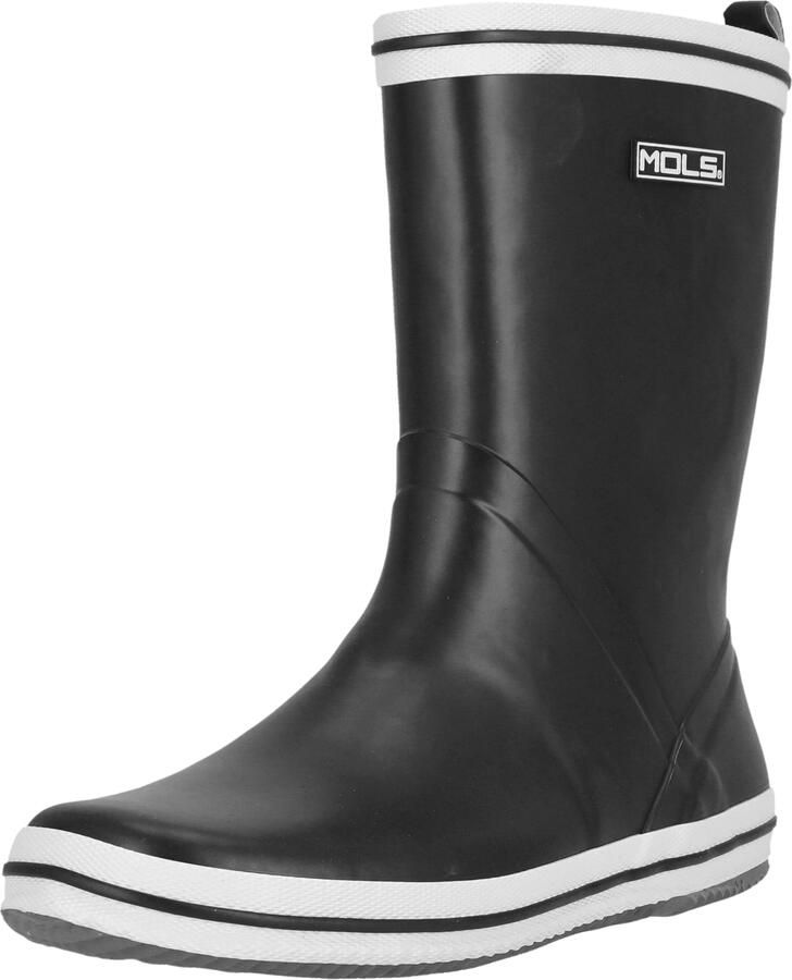 Mols Regenlaarzen zwart wit