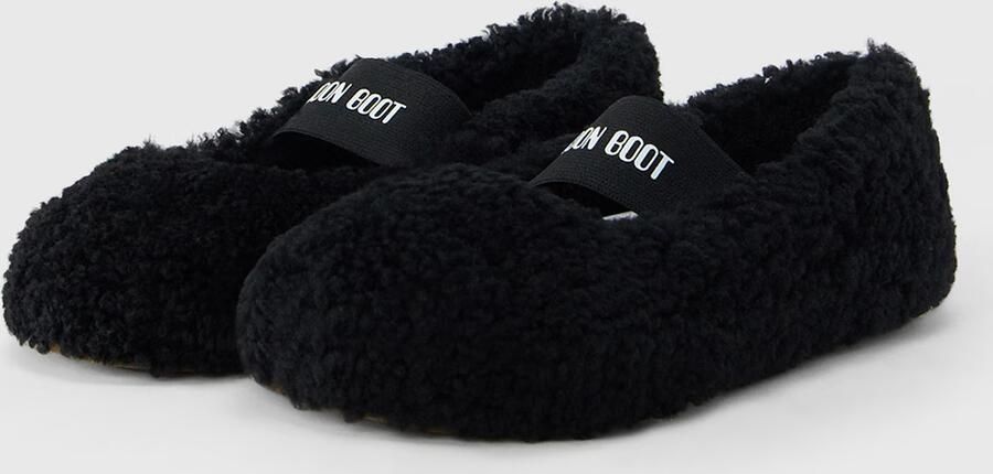 Moon Boot Schoenen Zwart Mb Shearling Ballerina's Zwart 80d2400010 - Foto 7