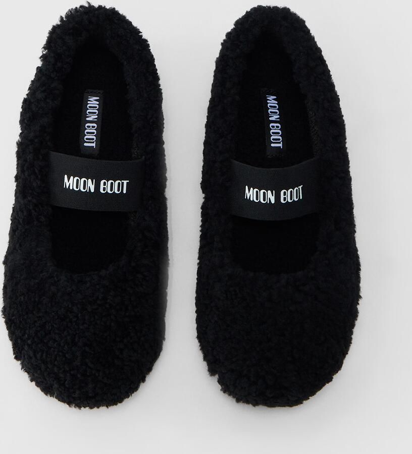 Moon Boot Schoenen Zwart Mb Shearling Ballerina's Zwart 80d2400010 - Foto 5