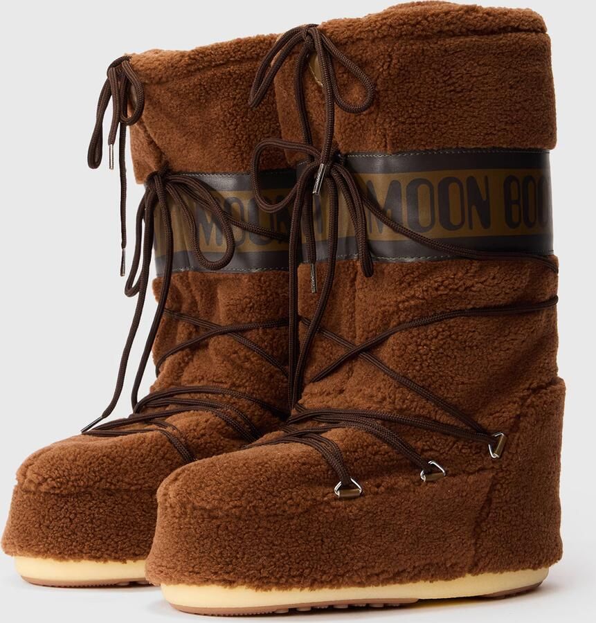 Moon Boot Laarzen Bruin Mb Icon Fleece Boots Bruin 80d1403080 - Foto 14