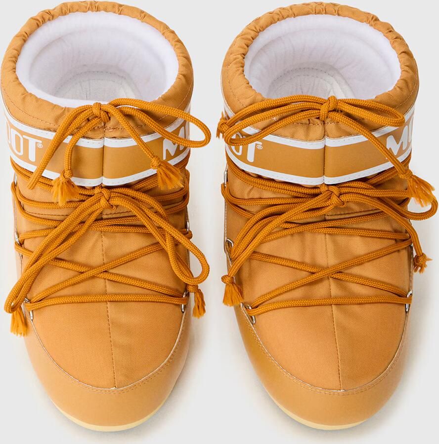 Moon Boot Oranje Nylon Veterschoenen Enkellaarzen - Foto 7