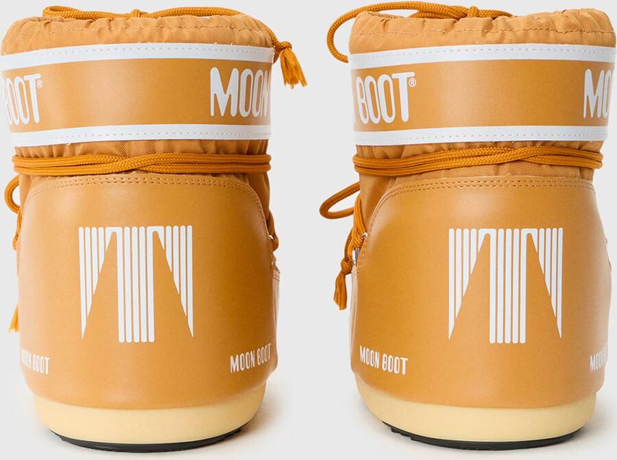Moon Boot Oranje Nylon Veterschoenen Enkellaarzen - Foto 9