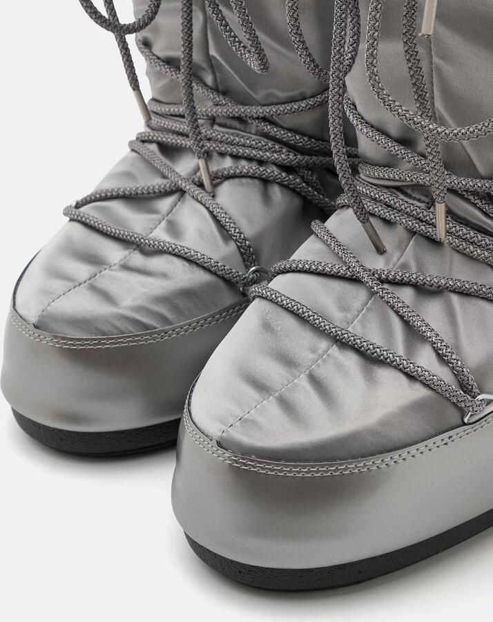 Moon boot Zilveren Winterlaarzen Stijlvol Nylon Gray Dames - Foto 18