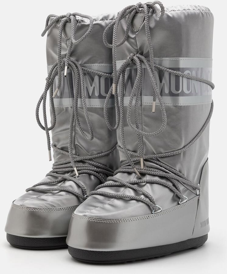 Moon boot Zilveren Winterlaarzen Stijlvol Nylon Gray Dames - Foto 17