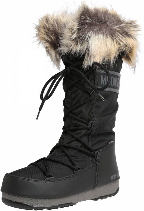 Moon boot Dames sneeuwlaarzen met nepbont Black Dames - Foto 3