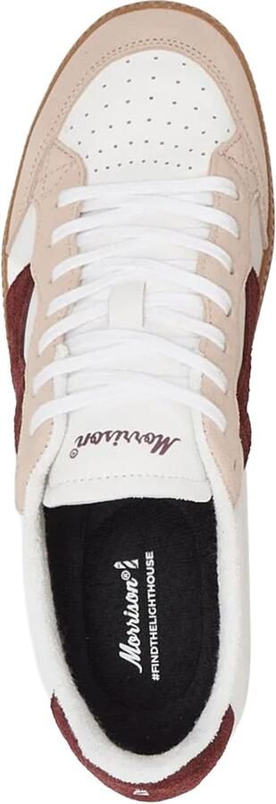 Morrison Sneakers laag 'Moma' beige bordeaux wit - Foto 2