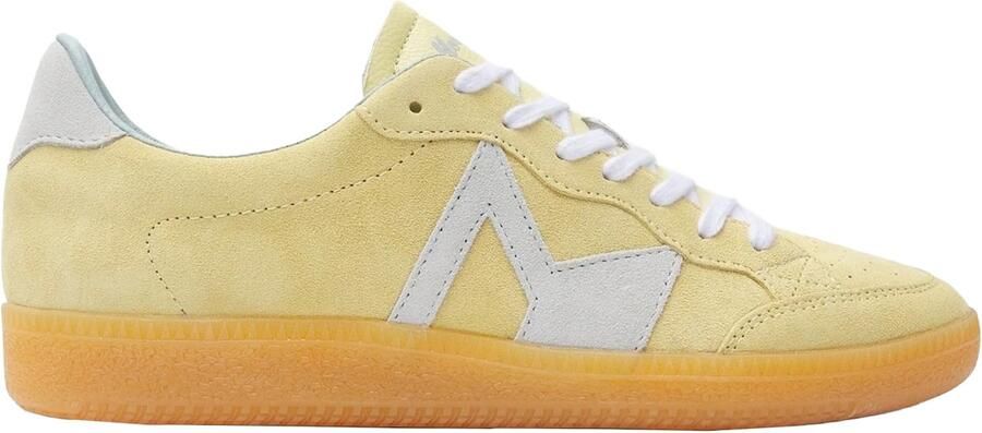 Morrison Sneakers laag 'Moma' lichtgeel lichtgrijs