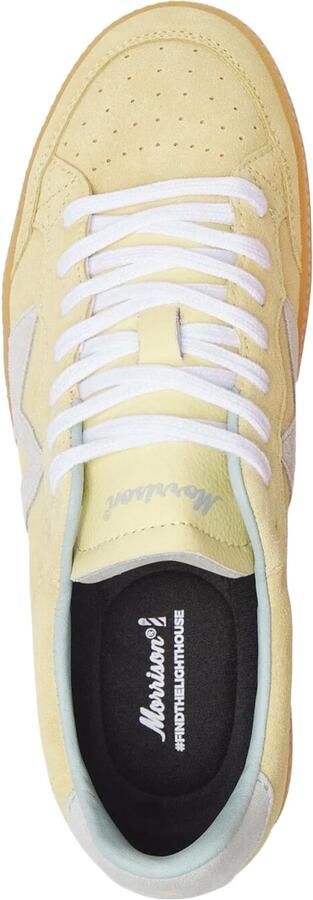 Morrison Sneakers laag 'Moma' lichtgeel lichtgrijs - Foto 5