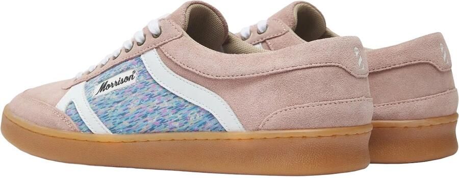 Morrison Sneakers laag 'Nineties' blauw gemêleerd oudroze - Foto 3