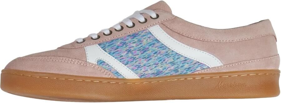 Morrison Sneakers laag 'Nineties' blauw gemêleerd oudroze - Foto 4