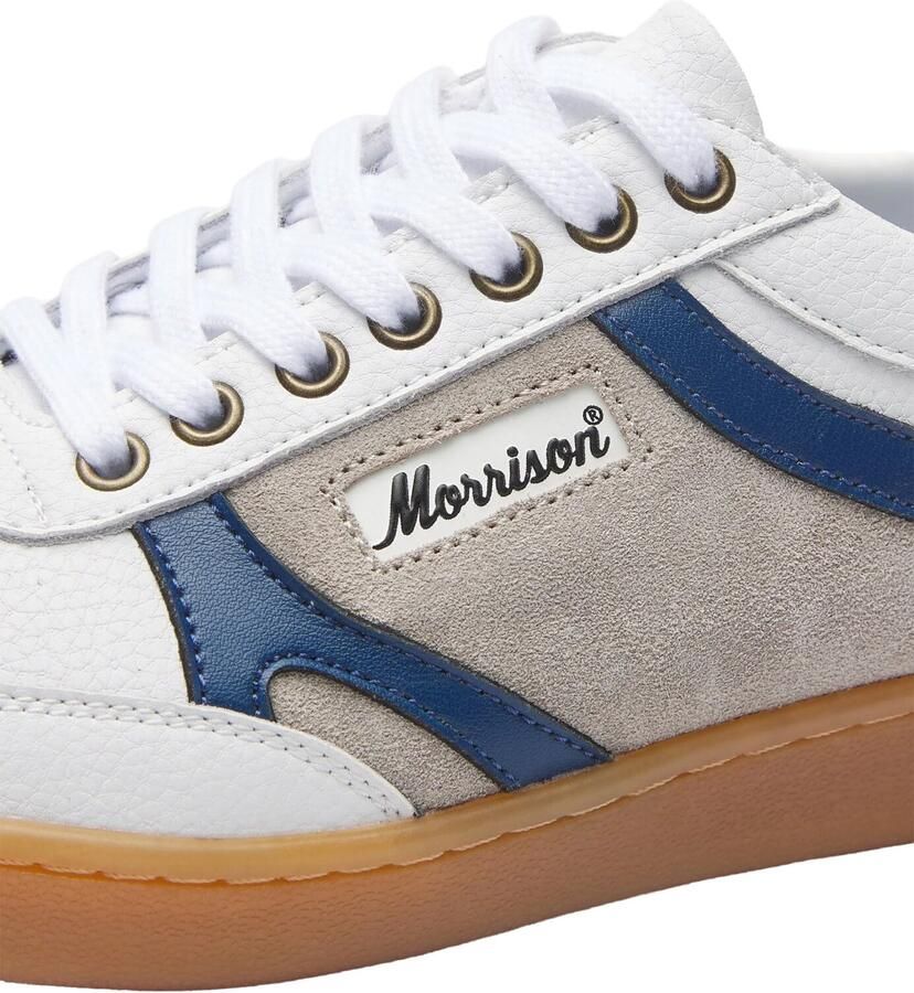 Morrison Sneakers laag 'Nineties' blauw grijs grenadine wit - Foto 2
