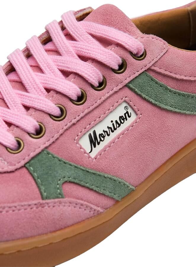 Morrison Sneakers laag 'Nineties' jade groen pitaja roze - Foto 3
