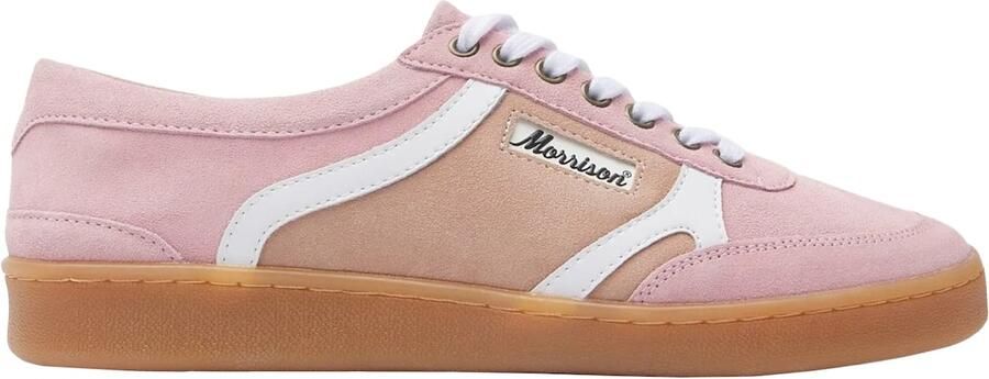 Morrison Sneakers laag 'Nineties' poederroze oudroze wit
