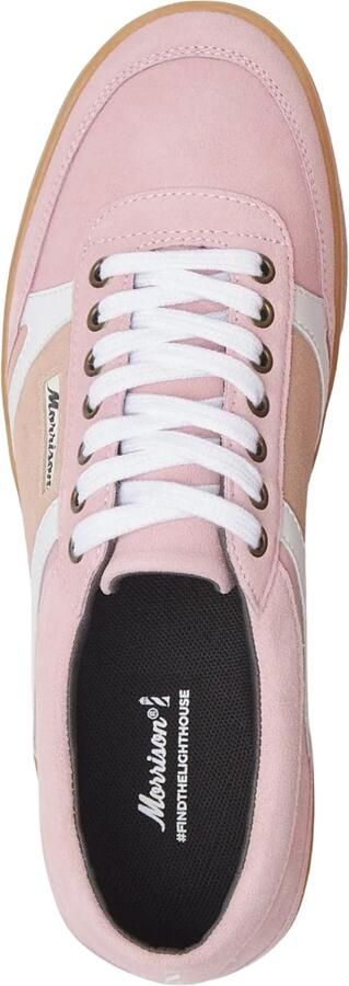 Morrison Sneakers laag 'Nineties' poederroze oudroze wit - Foto 5