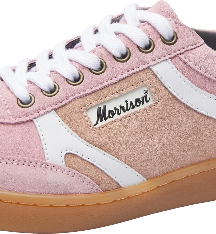 Morrison Sneakers laag 'Nineties' poederroze oudroze wit - Foto 2