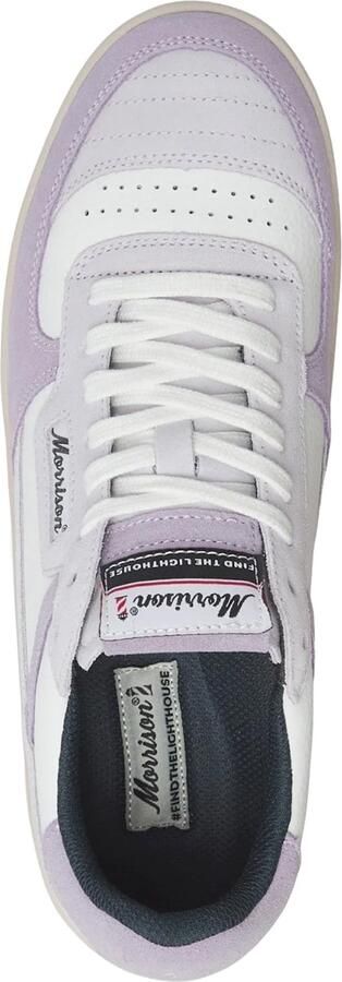 Morrison Sneakers laag 'Zeta' lavendel pastellila wit - Foto 5
