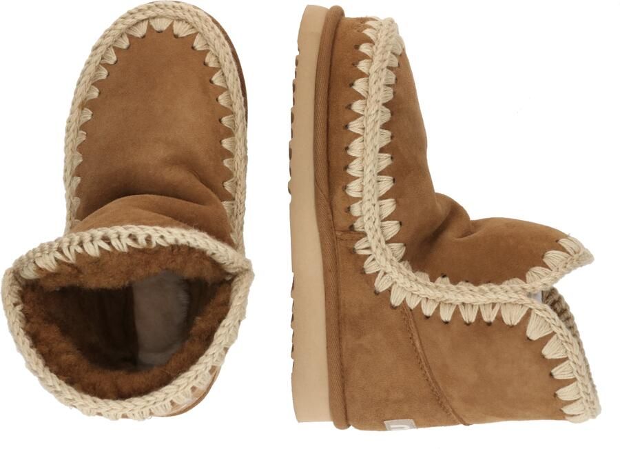 MOU Vachtlaarzen Dames Eskimo 18 Glitter Logo Suède Cognac - Foto 4