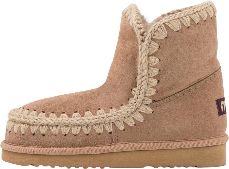 MOU Vachtlaarzen Dames Eskimo 18 Glitter Logo Suède Beige - Foto 8