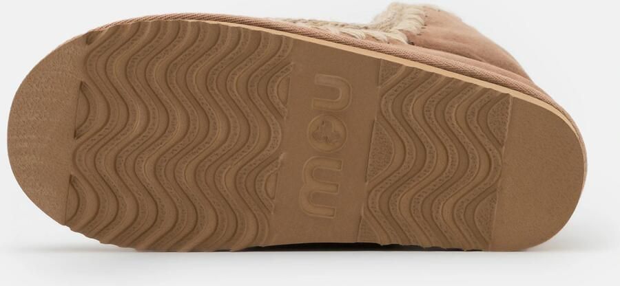 MOU Vachtlaarzen Dames Eskimo 18 Glitter Logo Suède Beige - Foto 4