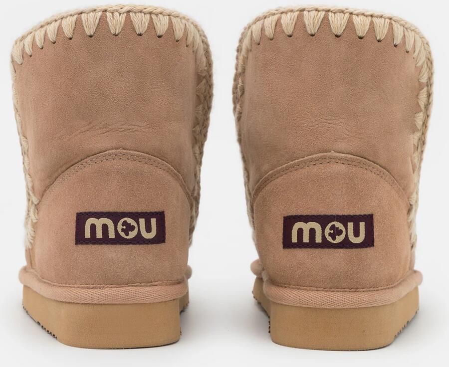 MOU Vachtlaarzen Dames Eskimo 18 Glitter Logo Suède Beige - Foto 3