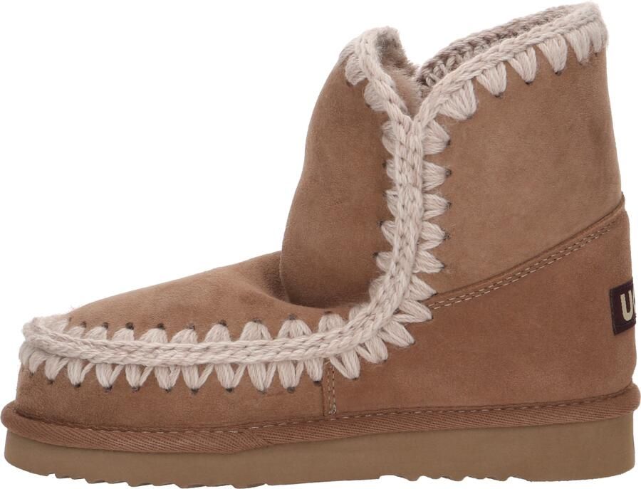 MOU Enkellaarsjes Dames Pantoffels Damesschoenen Suède Eskimo18 glit log Zand - Foto 19