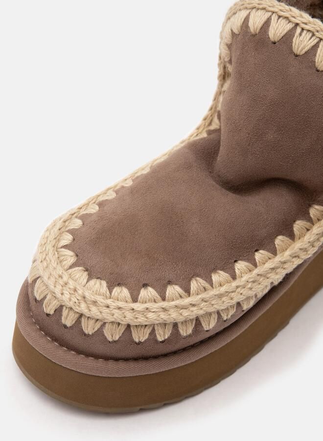 MOU Leren enkellaarsjes Mini Eskimo Platform - Foto 10