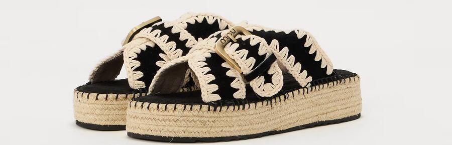 Mou Zwarte Leren Sandalen voor Vrouwen - Foto 7