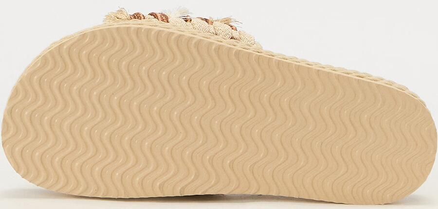 MOU Slippers Dames Monoband Rope Sandal Fringes Maat: 40 Materiaal: Raffia Kleur: Bruin - Foto 12