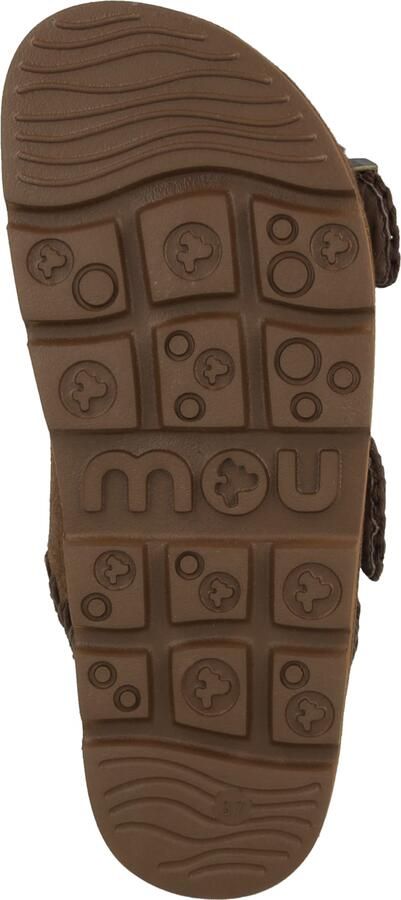 MOU Slippers Dames Low Bio Sandal 2buckles Monoch Maat: 39 Materiaal: Suède Kleur: Bruin - Foto 7
